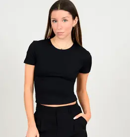 Roxi SS Crew Neck Top