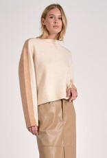 Color Block Crewneck Sweater