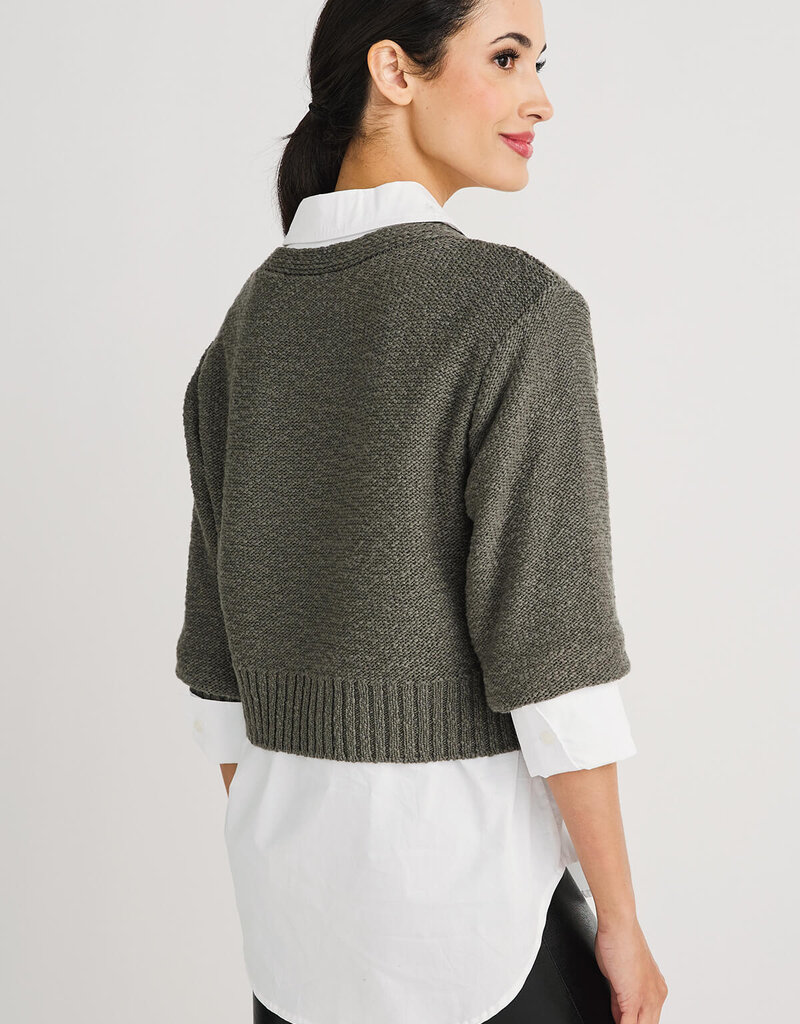 Crop Sweater Shirt Combo