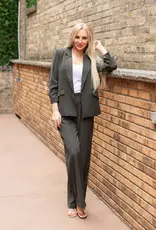 Blazer With Shirred Sleeve
