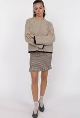 Angelina Cuff Crew Neck Sweater