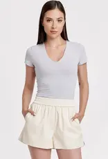 Roma V Neck Double Layer Top
