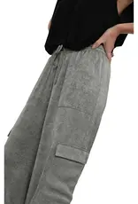 Forever Yours Crinkled Satin Cargo Pants