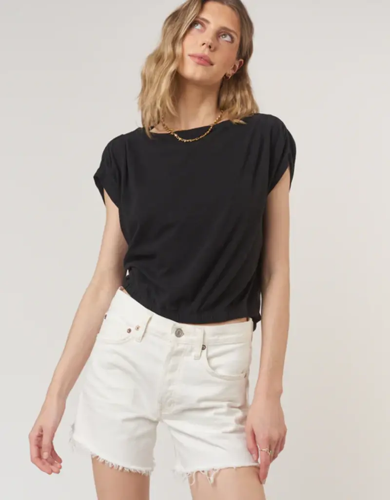 Estelle Pleated Shouder Tee