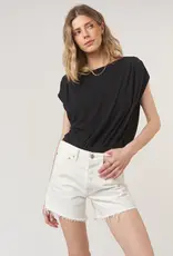 Estelle Pleated Shouder Tee