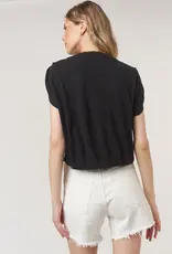 Estelle Pleated Shouder Tee