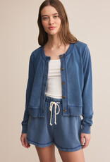 Daily Knit Denim Cardigan