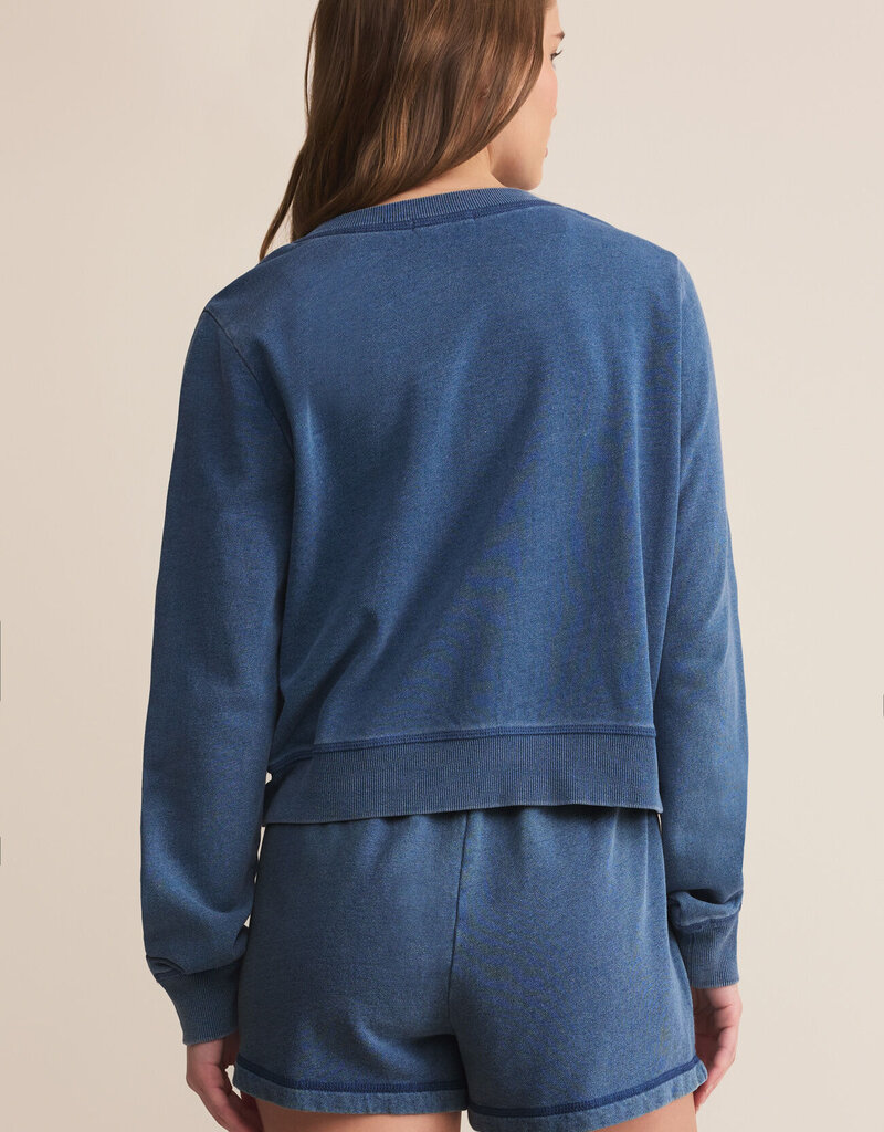 Daily Knit Denim Cardigan