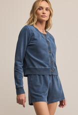 Daily Knit Denim Cardigan