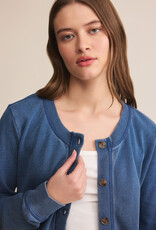 Daily Knit Denim Cardigan