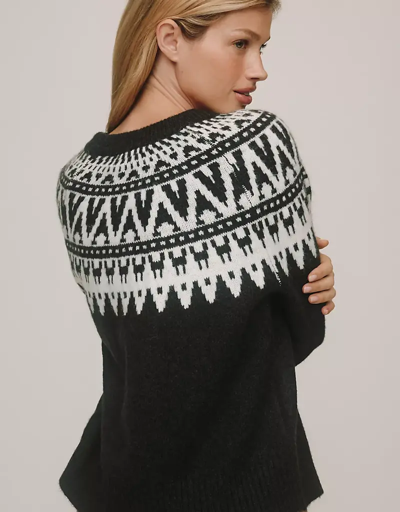 Fairisle Crewneck Cardi
