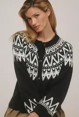Sanctuary Fairisle Crewneck Cardi