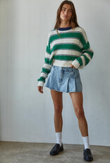 Stripe Crop Sweater