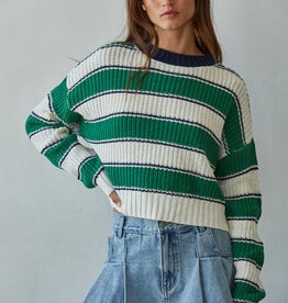 Stripe Crop Sweater