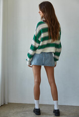 Stripe Crop Sweater
