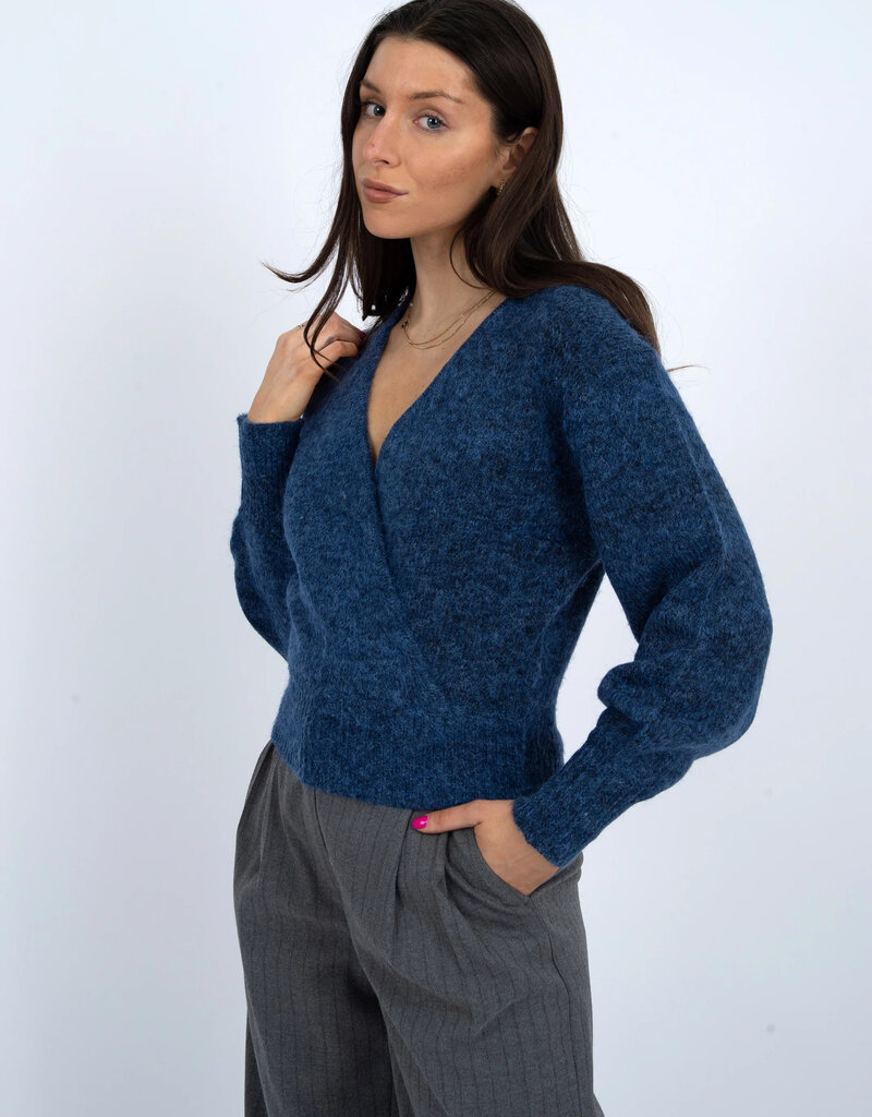 Dalros Wrap Neck Sweater