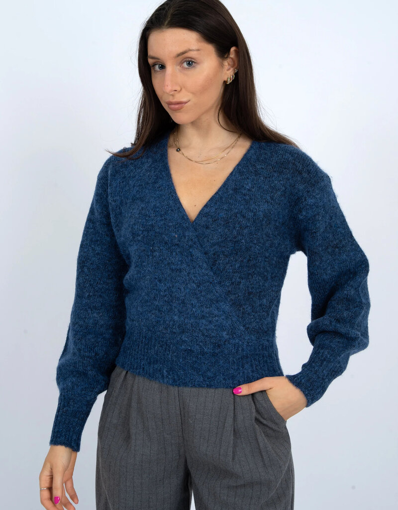 Dalros Wrap Neck Sweater