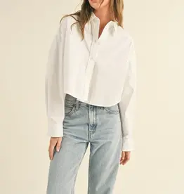Cropped ButtonDown Top