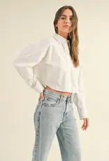 Cropped ButtonDown Top