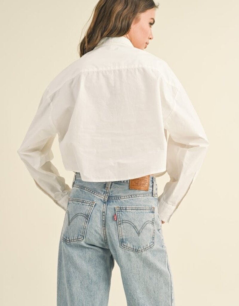 Cropped ButtonDown Top