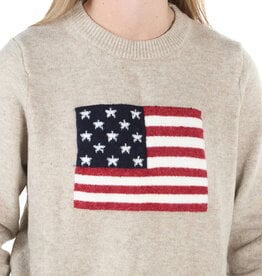 THML Clothing American Flag Sweater