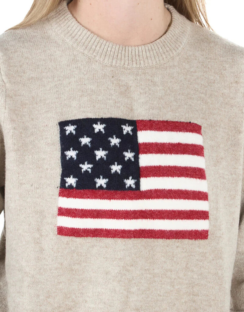 THML Clothing American Flag Sweater