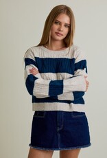 Striped Cropped Sweater