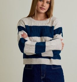 Striped Cropped Sweater