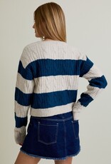 Striped Cropped Sweater