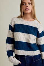 Striped Cropped Sweater