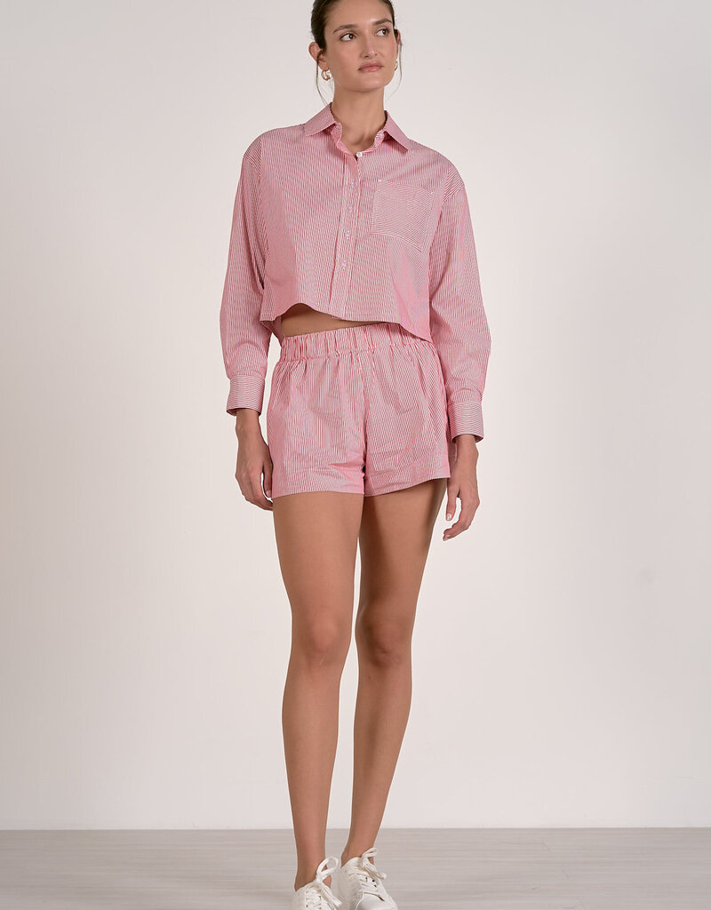 Boxy Cropped Buttondown Top