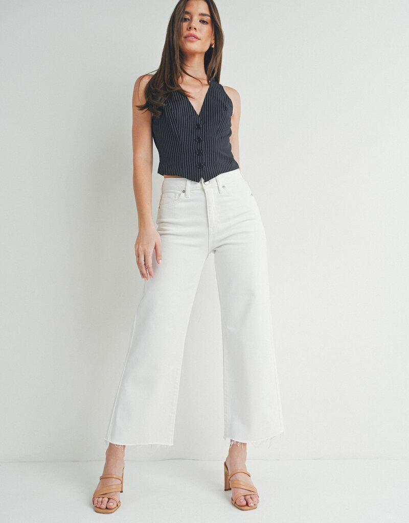 Just Black Denim Slim Wide Leg Denim