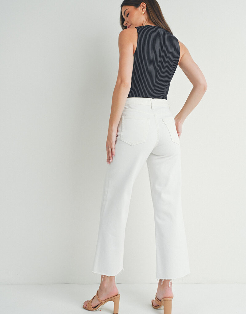 Just Black Denim Slim Wide Leg Denim