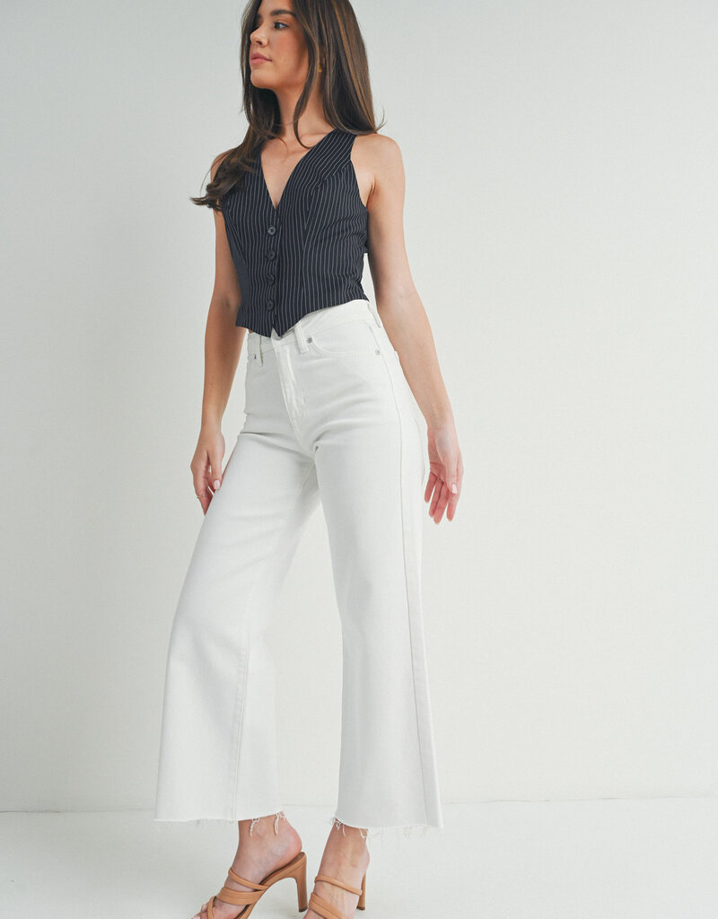 Just Black Denim Slim Wide Leg Denim