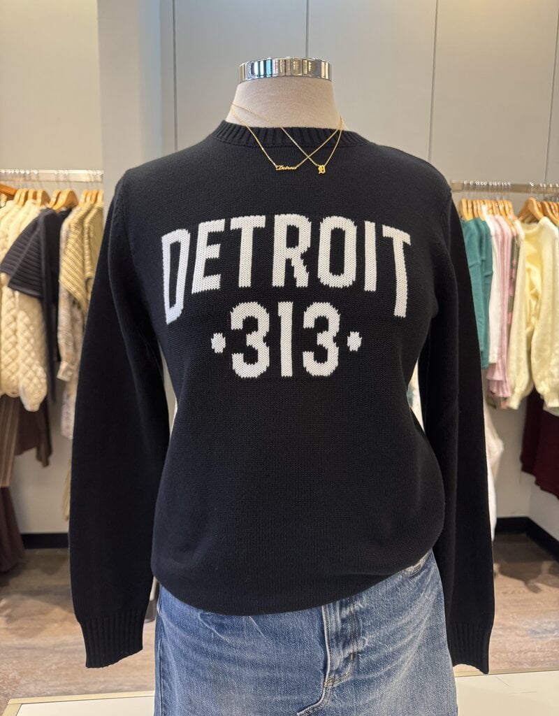 Pink Pineapple Detroit 313 Sweater