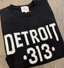 Pink Pineapple Detroit 313 Sweater