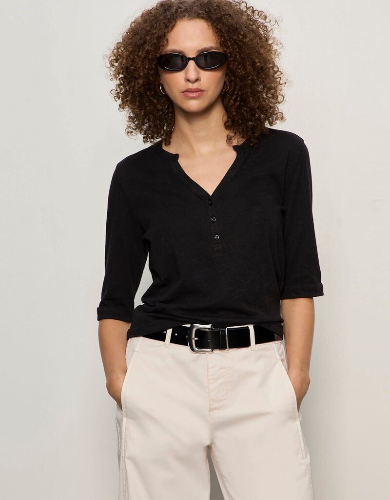 Sanctuary Rolled Sleeve Tee Top