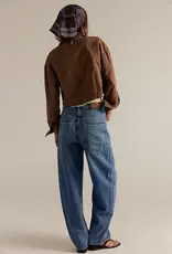 Free People Turbo Baggy Puddle Jean