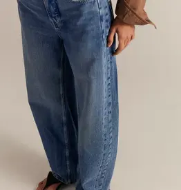 Free People Turbo Baggy Puddle Jean