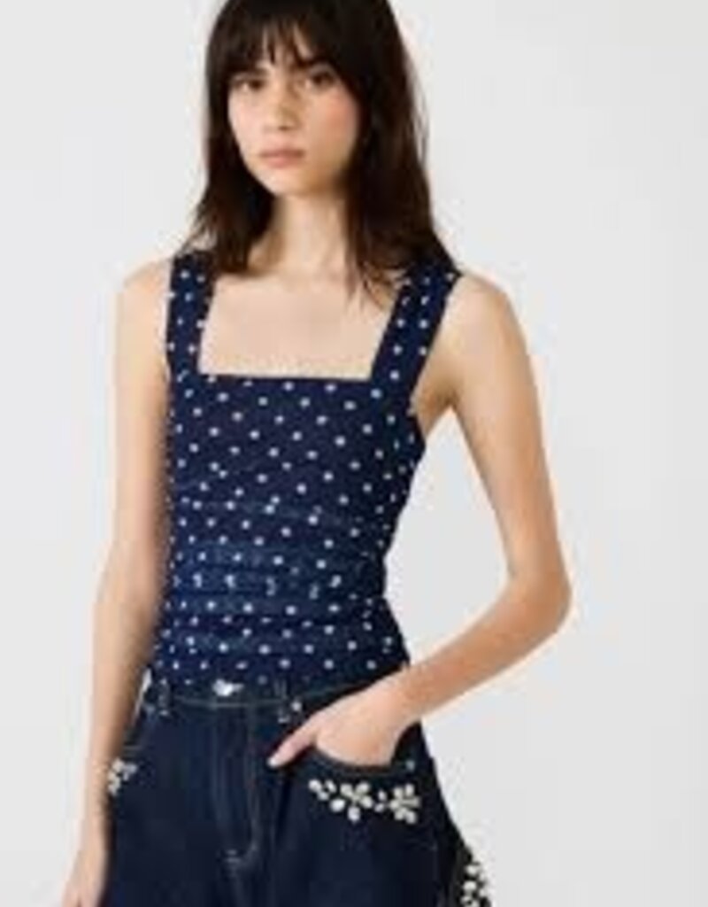Rorry Polka Dot Knit Top