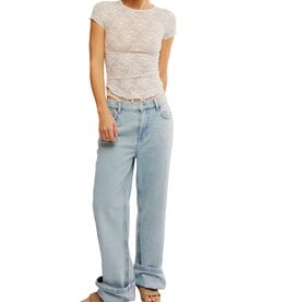 Free People Ready To Go Lace Top