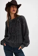 Free People Frankie Cable Sweater
