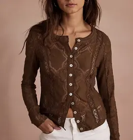 Free People Jae Knit LS Top