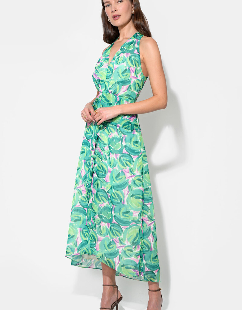 Margot Wrap Tie Waist Maxi Dress