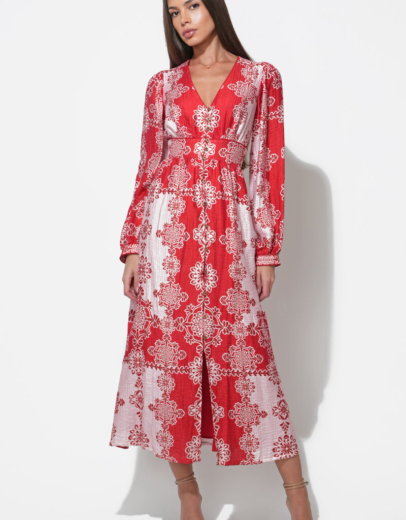 Athena V-Neck Maxi Dress