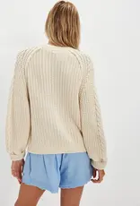 Free People Frankie Cable Sweater