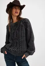 Free People Frankie Cable Sweater