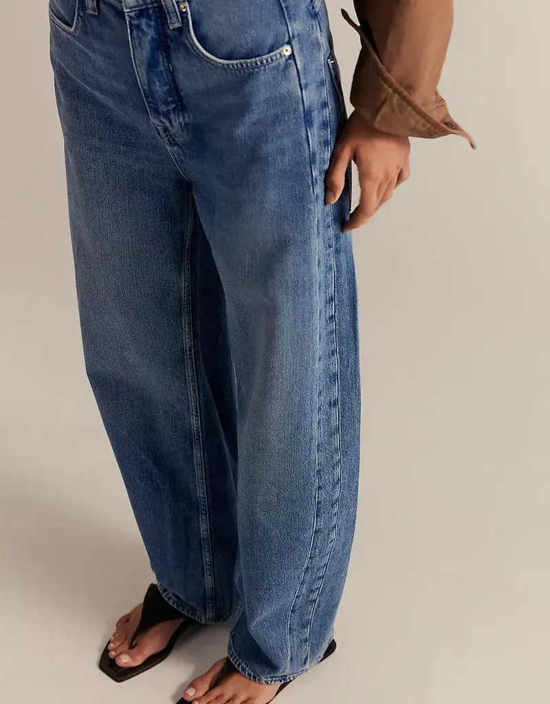 Free People Turbo Baggy Puddle Jean