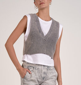 Two Sweater Sleeveless Top