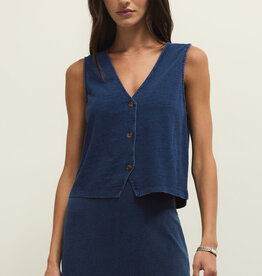 Noelle Jersey Denim Top